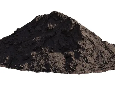 Mountain of soil 3D model