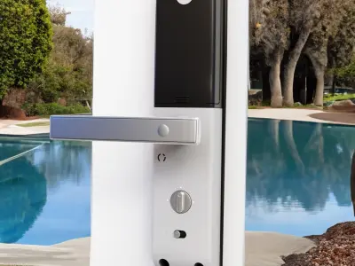 Large Digital Door Lock Low-poly 3D model YDM7116A-S Yale Brand Low-poly 3D model