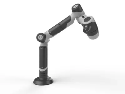 Robotic Arm M02 Low-poly 3D model