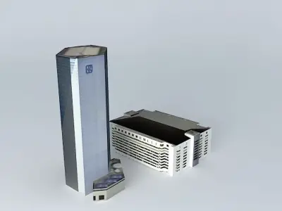 Gedung BRI 1 3D model