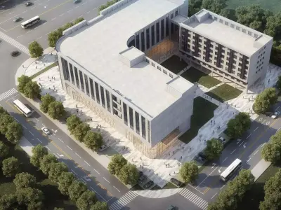 Modern Civic Complex 3D model