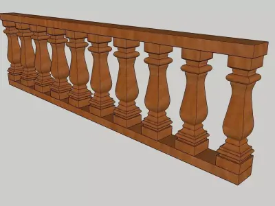 Baluster 3D Model Download 3D model Sketchup 3D model 3D model