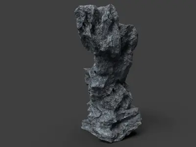 Rock 7-3 Low-poly 3D model purchase