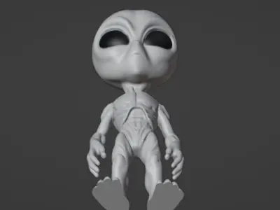 Alien Grey 3D print model