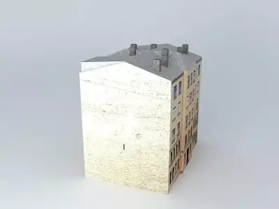 Riga Brivibas street Free 3D model