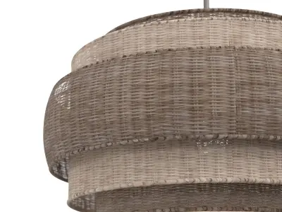 Minka Lavery Montauk Bay 5 Light Pendant with Brushed Nickel 3D model