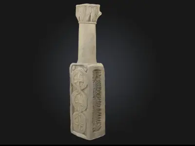 Ancient Pillar Design  Echoes of a Forgotten Empire 3D model