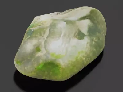 Two Stylized Boulders 3D model