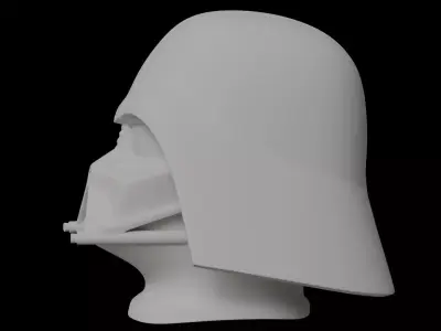 Darth Vader Helmet Sci-Fi Prop 3D Model 3D print model