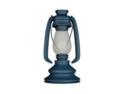 An old lamp 3D model