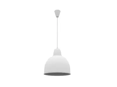 Modern Cone Shaped Pendant Light 3D Model  Hanging Lamp 3ds Max  3D model