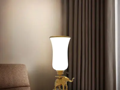 Table Lamp 3D print model 2