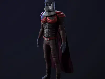 MalaK - star wars  Low-poly 3D model