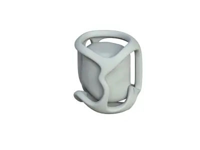 SciFi Shape Object Low Poly  Low-poly 3D model buy