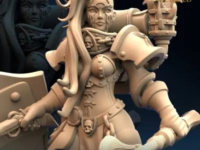 Chalice Bearer F 3D print model