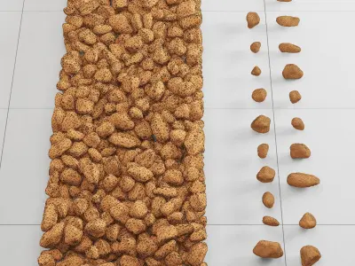 Pebble color collection 3D model