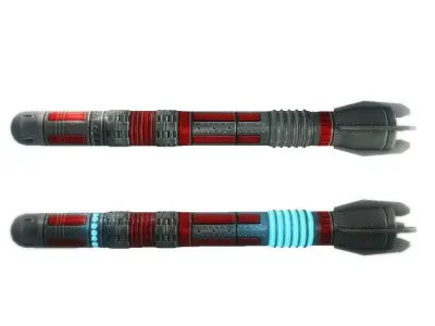 Missile 1 sci-fi low poly Low-poly 3D model