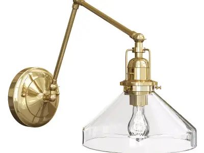 IMBRIE ARTICULATING SCONCE Low-poly 3D model