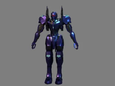 Blue Panser 3D model