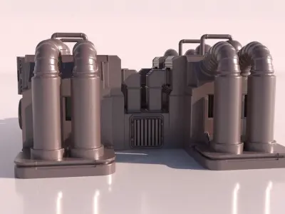 SCI-FI PROPS for 3Dprint 3D print model