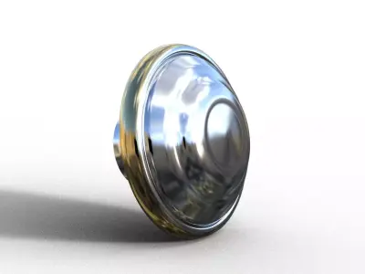 Basic cabinet door knob Free 3D model