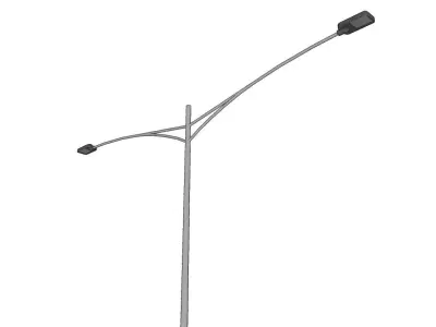 Lamp Post - Light Pole - Light Post - Street Light 12 3D model