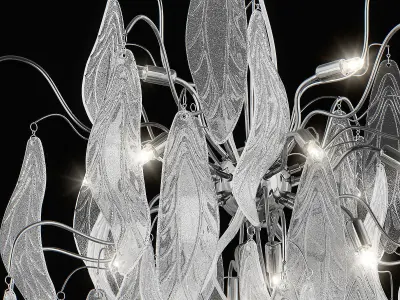 79315x Vetro Lightstar Chandelier 3D model