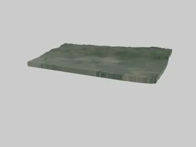 Kisumu City Low-poly 3D model