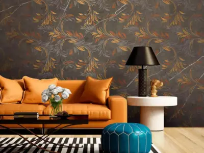 Elegant Marble Swirl Wallpaper Texture Texture
