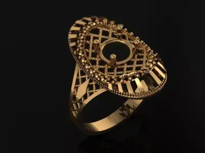 women fusion ring 3d print ultra light 3D print model