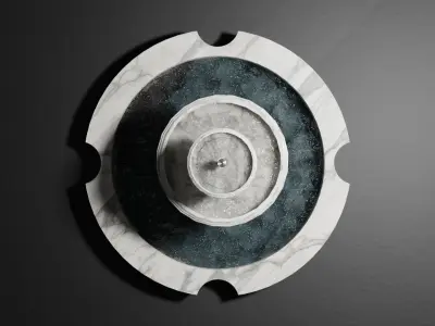 Decorative Fountain 3d Model 3D model