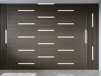 Decorative Wall Panel 3D wall panel 3d panel Free 3D model