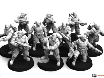 Tempest Legion - MK3 Recon Squad 3D print model