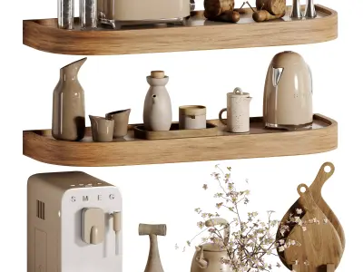 kitchen accessories 012 Low-poly 3D model