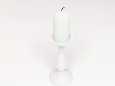 Ceramic Candlestick 3D model