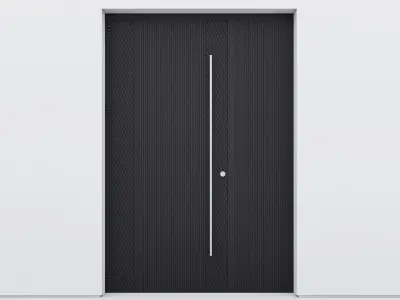 Aluminium door 124 3D model