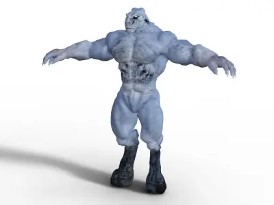 Realistic Game Character - Rigged Low-poly 3D model