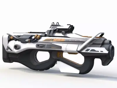 Sci-Fi Laser Gun 2 3D model