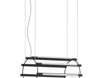 PIPELINE CHANDELIER 5 3D model