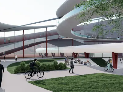 HYPERLOOP  DESERT CAMPUS 3D model