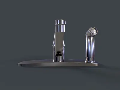 Bathroom Tap Design 02 3D model