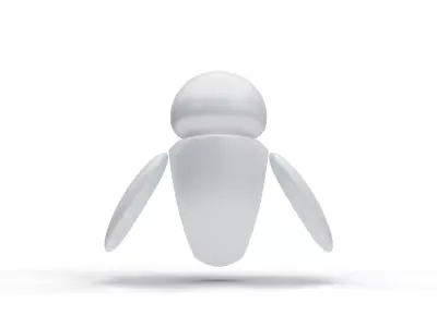 EVE - WALL-E Low-poly 3D model