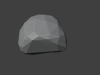 Low Poly Rock 15 Free low-poly 3D model