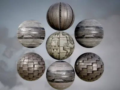  sci fi Textures - Cyberpunk - PBR Texture