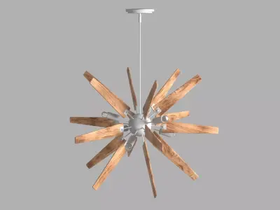 Sputnik Chandelier 3D model