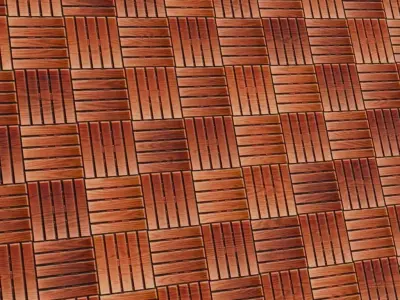 Fine-Slatted Basket Weave Parquet Texture