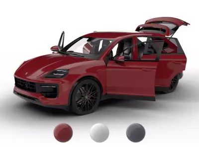 Porsche Cayenne GTS 2025 HQ 3d model 3D model
