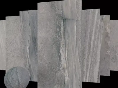 Stone Set Santorini Fume 60x120 Set 1 Texture
