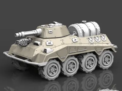 SPMV 234 LOTHAR APC AFV SPM MRL SPAAG 3D print model