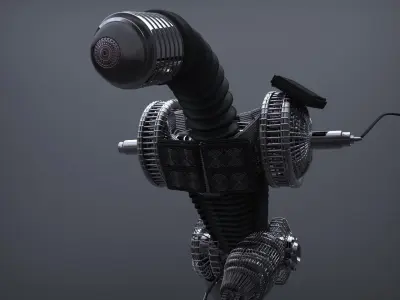 Unarmed Robot WIP 3D model